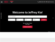 Tablet Screenshot of jeffreykia.com